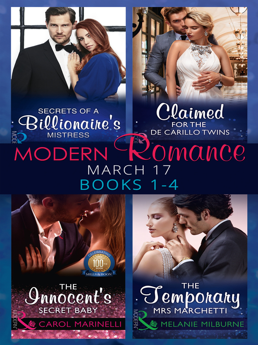 Title details for Modern Romance March 2017 Books 1--4 by Sharon Kendrick - Wait list